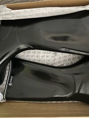 Aigle Glossy Black Rain Boots - New with Tags